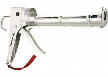 Пистолет для герметика Matrix, 310 мл, "полуоткрытый", хромированная, зубчатый шток 7 мм картинка